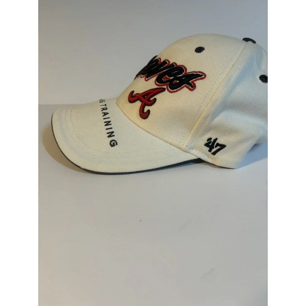 Atlanta Braves‎ Spring Training Hat Stretch 47 Forty Seven White Baseball Cap